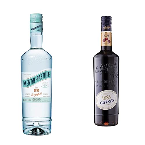 Giffard - Menthe-Pastille - Liqueur de Menthe - Recette Française - Fraîche et Désaltérante - 1 Litre