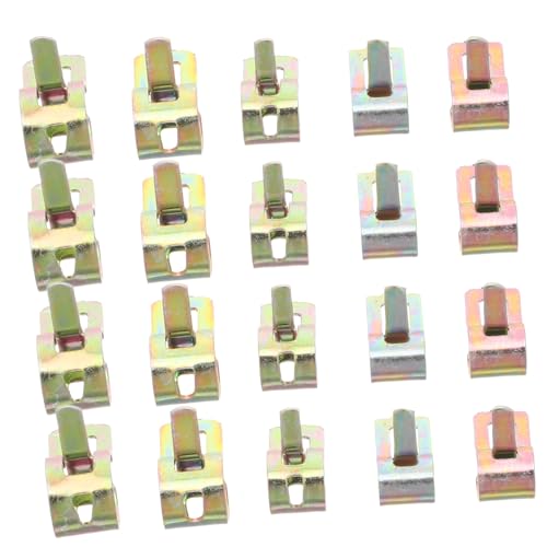 Ciieeo 100 Piezas abrazaderas metálicas tubo flexible manguera clip de tubo abrazadera de inyección de combustible pinza de tuberías industriales clips de resorte