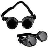 OFKPO Lunettes Style Vintage Steampunk Coupe Vent