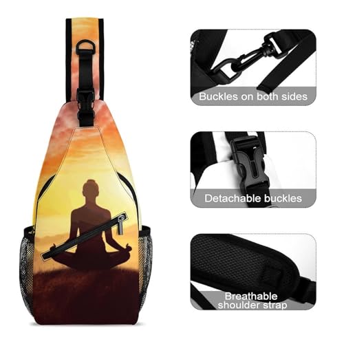 Bolso tipo bandolera casual para hiking y travel miniatura 3