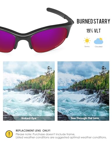 Image of BLAZERBUCK Replacement Lenses & Sock Kit for Oakley Half Jacket Sunglass
