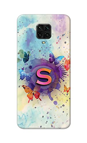 Image of PRINTFIDAA� Printed Hard Back Cover Case for Mi Poco M2 Pro Back Cover (Alphabet S) -2808