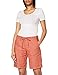 Produktbild BRAX Damen Style Mel S Bermuda Leinenmix Shorts, Rosewood, 31W / 32L