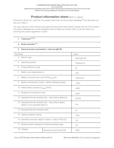 Motorola Moto g55 5G Smartphone