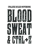 zboard keyboard website  College Ruled Notebook: A Large Print Perfection Blood Simple Sweat Board Ctrl Paper + Guitar Z Inventory Reigns 110 Pages - 6 X 9 Magazines, Organizers, Diary, Gifts