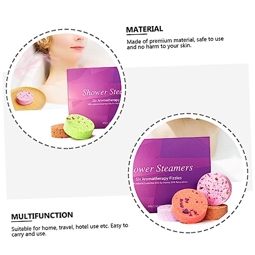 ADOCARN 6 Pçs Pastilhas De Banho Presentes De Relaxamento Para Presente De Banho Feminino Bombas De