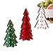 Albero di Natale da tavolo - 3 pezzi rustico festivo - albero di...