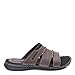 Rockport Men's Darwyn Slide Sandal, Brown Ii Leather, 11 M US
