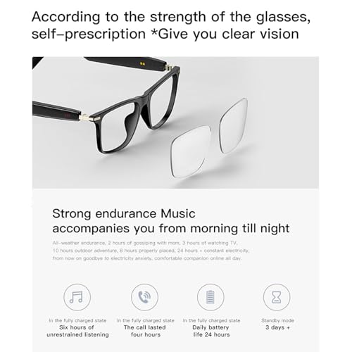 Interprète 160+ Langues Lunettes Intelligentes Bluetooth à Commande Tactile - 2