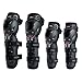 Scoyco Motorcycle Knee Pads - CE Level 1 Adjustable Motocross Knee and Elbow Pads Protective Shin Guards for Outdoor Cycling Racing Sports