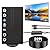 2025 Upgraded 1800+ Miles Digital HDTV Antenna Indoor/Outdoor with Amplifier Signal Booster, 360° Long Range Reception for 4K 8K 1080p All TVs - Thick Coaxial Cable Supports Smart & Older TVs
