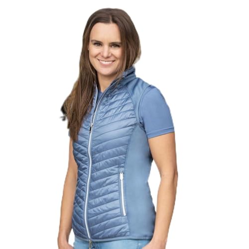 HY EQUESTRIAN Synergy Sync Lightweight Padded Gilet - Riviera - X Large