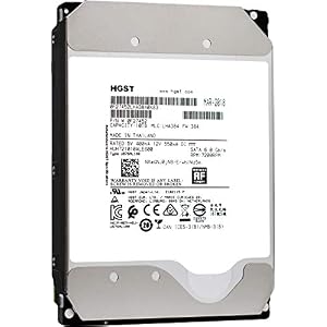 HGST Ultrastar He10 | HUH721010ALE600 | 0F27452 | 512e | 10TB SATA 6.0Gb/s 7200 RPM 256MB caché 3.5 pulgadas | Disco duro empresarial HDD (renovado)