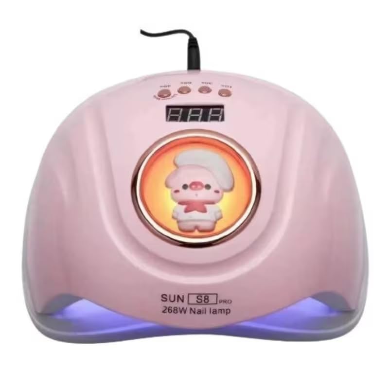 Cabine de Unha Sun S8 Profissional, 268W, LED UV, Para Unhas de Gel, com Bichinho, Bivolt