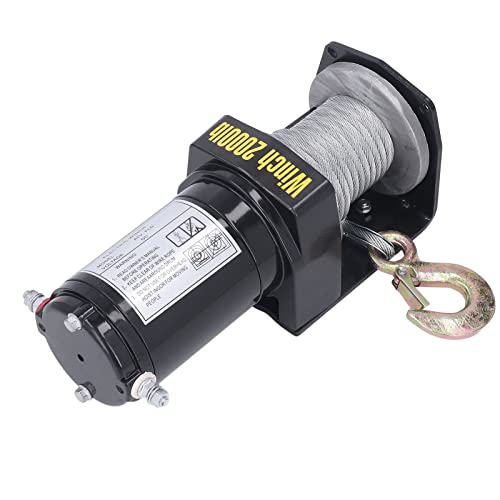 Kit de Winch Eléctrico 2000 LBS Cable de Acero miniatura 3
