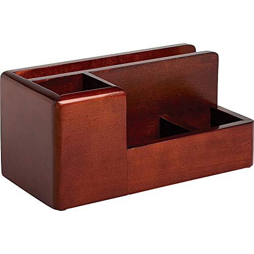 Rolodex 1734648 An Elegant Warm Metropolitan Look. Desk Organizer, Mahogany #TOP4