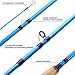 Sougayilang Fly Fishing Rod - High-Performance IM8 Carbon Blank, 9ft for 5/6wt and 7/8wt, Travel-Friendly Design-#5-Blue