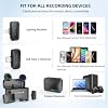 zealsound Wireless Lavalier Microphone for Camera, iPhone & Android with Noise Cancelling, Dual Wireless Lapel Microphone with 2 TX & 3 RX, 40H Battery, Mini Clip-On Mic for YouTube & Video Recording #4