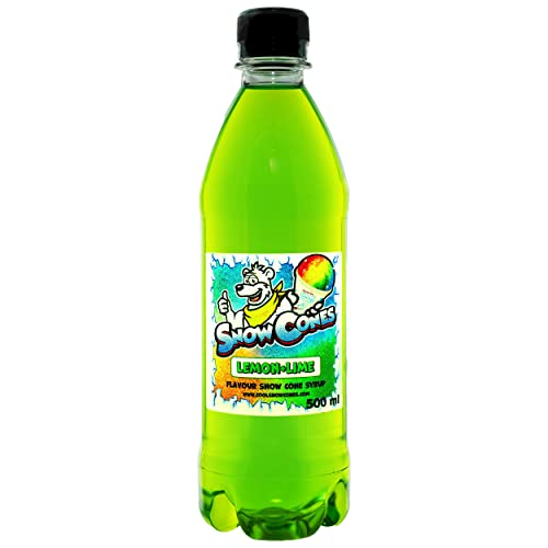 Slush | Snow Cone Syrup | Compatible with ALL Slush Puppy Machines | 500ml Bottles Pick Your Flavour (500ml, Lemon & Lime)