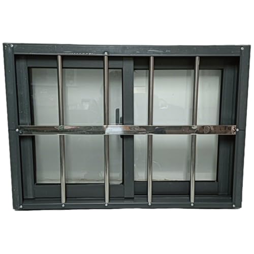 Ventana para cuarto de servicio y cobertizo con marco de aluminio 2