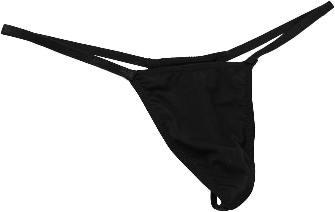 Men's Pearl Lingerie Bikini See Through Sheer G String Beads Panties Sissy Pouch T-Back Thong Underwear