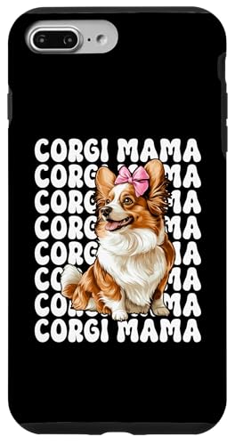 Corgi Mama Mom Pembroke Welsh Corgi Dog Fête des mères Coque pour iPhone 7 Plus/8 Plus