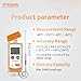 Frigga M2E Reusable Temperature Data Logger with External Probe Multi-Use Digital Refrigerator Thermometer USB 14400 Points High Accuracy Temperature Recorder PDF CSV Report