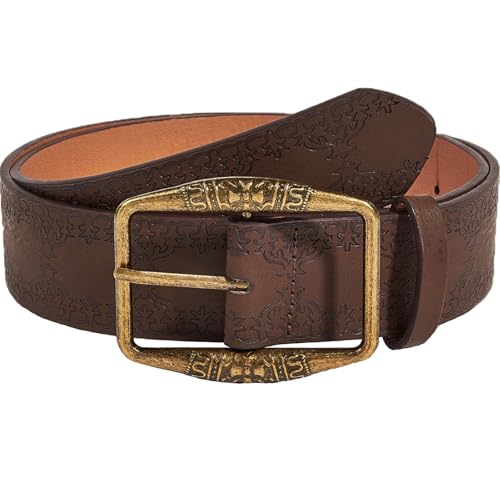 Vintage Carved Floral Belt,Western Belt for Women Dresses, Ladies Cowgirl Skinny Country for Pants Jeans Dress