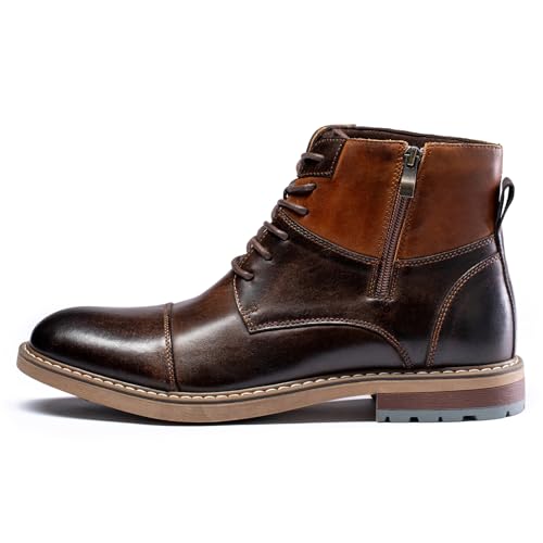 Image of Holy dove Men's Lightweight Dress Boots Zip Ankle Chukka Casual Boot
