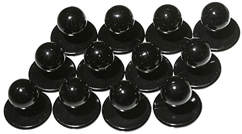 Lot de 12 boutons ronds 7906 robustes pour tricot et vestes