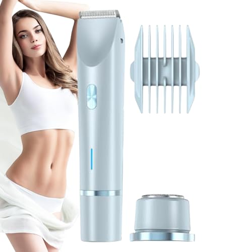 Rasoio elettrico per le donne,Rasoio da viaggio, Trimmer impermeabile, Trimmer per capelli impermeabile per le donne, tagliacapelli ricaricabile per le donne per uso umido e secco
