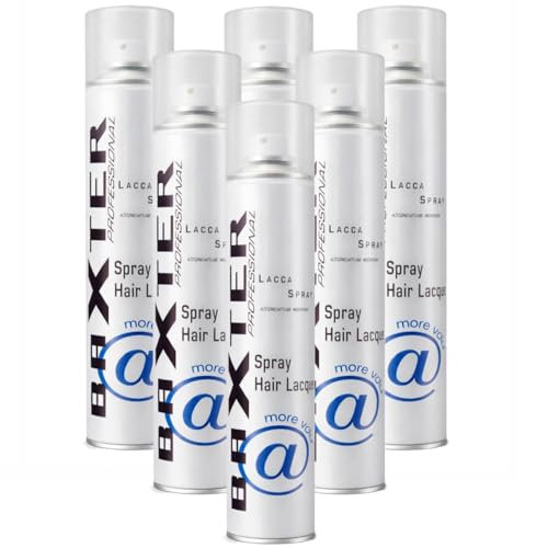 Baxter Professional Lacca Per Capelli Spray, 500 ml (6 Pezzi)
