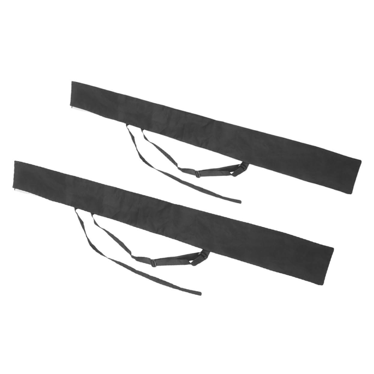 LIOOBO Japanese Sword Carrying Case 2pcs Sword Storage Bag Polyester Pouch for Portable Holder Black