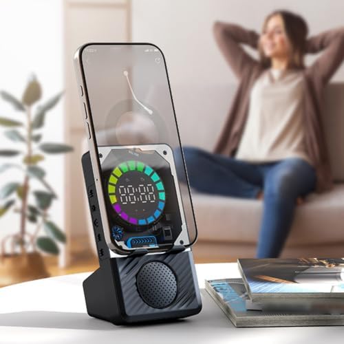 Naroote 5 in 1 BT Wireless Induction Speaker with Phone Stand - 1