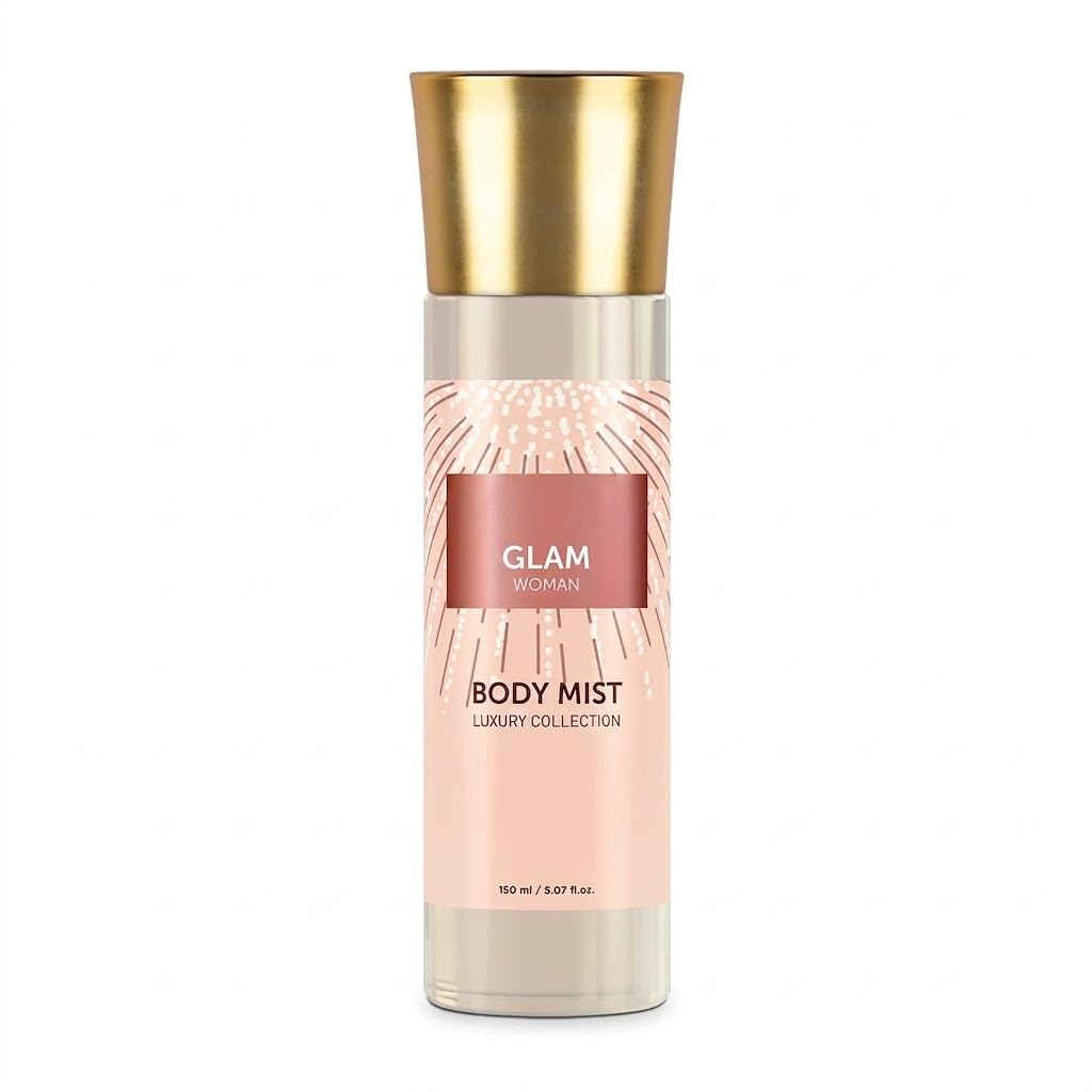 GlamWomen Body Mist Luxury Collection | 150 ml Długotrwałe zapachowe mgiełka dla kobiet | Odśwież Everyday Body Spray