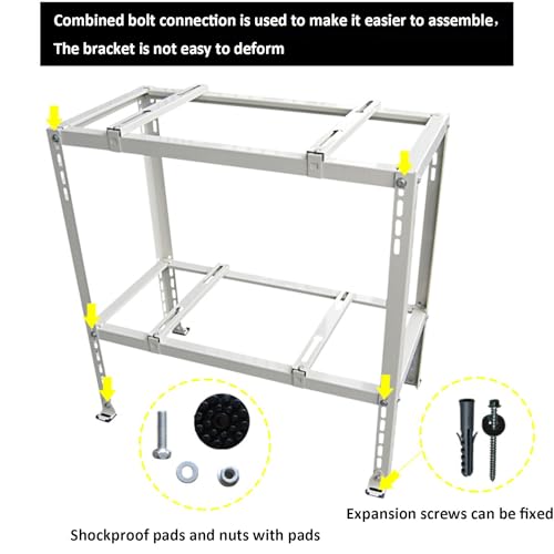 Bomba de Calor HVAC Soporte Suelo Aire Acondicionado Split Regulable 4