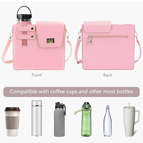 Water Cup Storage Bag Crossbody Bags for Women Cup Holder Tumbler Purse Outdoor Portable Compatible with Most Water Bottles3