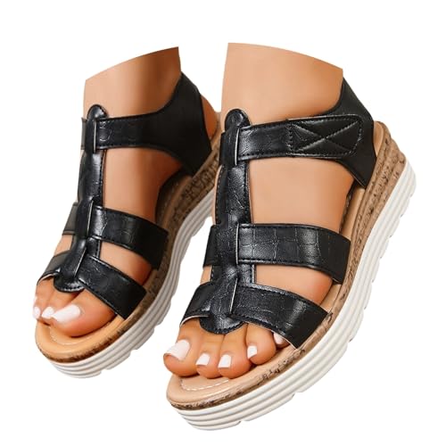 Chaussons taille 8 sexy contre les pieds gonflés grâce aux sandales à talons ouverts noires