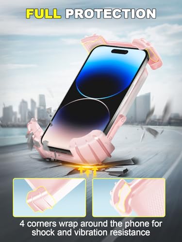 CRUIHOG Suporte de telefone de bicicleta, suporte de telefone para guidão de motocicleta, liberação