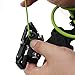 MoreFarther Superpower Stainless Hunting Slingshot Catapult (Groovy Green) with Laser, 2 Pcs Replace Rubber Bands, 200Pcs Stainless Slingshots Ammo
