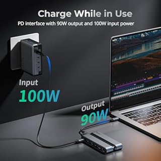 SMALLRIG 9 in 1 CFexpress Type A Card Reader Docking Station with USB3.2 (Gen 2) 10Gbps, SD/TF/CFexpress Type A Readers, USB-A/USB-C/HDMI/Gigabit Ethernet Ports, for iPhone for Mac -4663