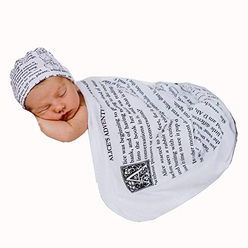 Libro de cuentos Manta Bebé con Sombrero, Manta de recepción, pañales Para bebé chico  muchacho niña Regalo de la ducha Habitación Viaje (Blanco) Cover