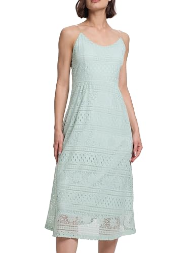 Image of DITOK Womens Lace Floral Midi Dress Summer Sundress Overlay Casual Sleeveless Flowy Cocktail Party Swing Wedding Dresses