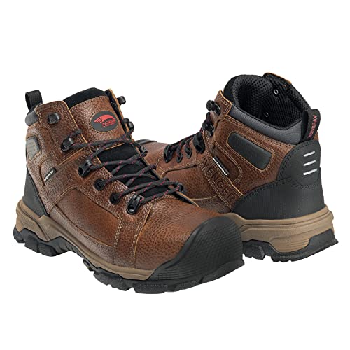 Image of Avenger Mens Ripsaw Carbon Toe Waterproof Brown Work Boots Boots 7.5
