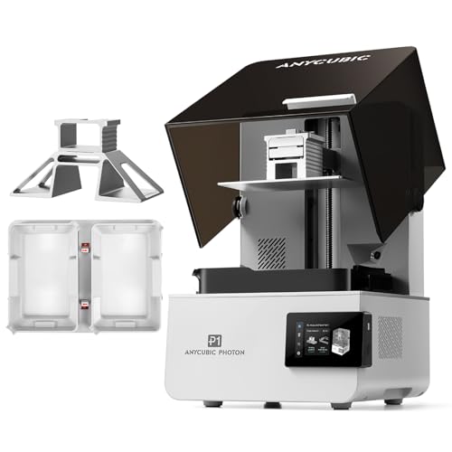 ANYCUBIC Photon P1 (con Plataforma de Doble Color/Material) Impresora 3D Resina, Película de Liberación de Olas, Diseñada para Resina Ultraviscosa de 8000 CPS, Nivelación Inteligente, 223x126x230 mm ANYCUBIC Photon P1 (con Plataforma de Doble Color/Material) Impresora 3D Resina, Película de Liberación de Olas, Diseñada para Resina Ultraviscosa de 8000 CPS, Nivelación Inteligente, 223x126x230 mm