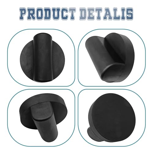 Image of 4pcs Rubber Jack Pad Support Adapter Point Trolly Jacking Pucks Trolly Car Removal Repair Tool for Audi TT RS R8 A6