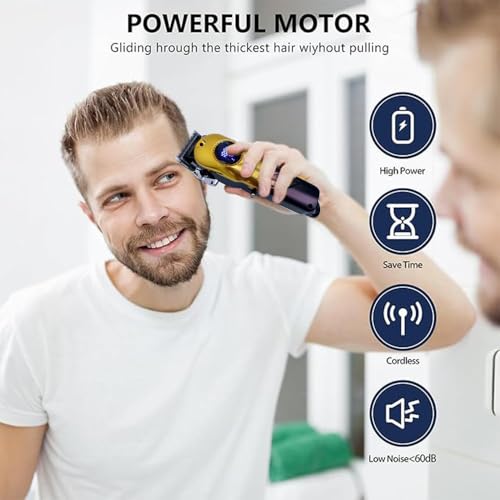 Afeitadora Eléctrica Kit Profesional con Pantalla LCD miniatura 6