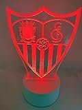 Lámpara LED de tu equipo favorito: el Sevilla Fútbol Club.