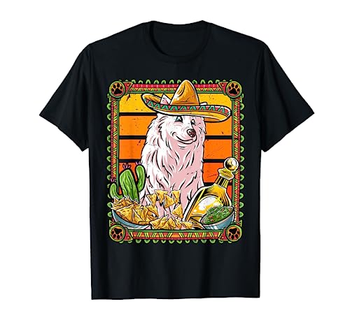 Samoyed Cinco De Mayo Sombrero Mexicano Fiesta Dog Nacho Camiseta