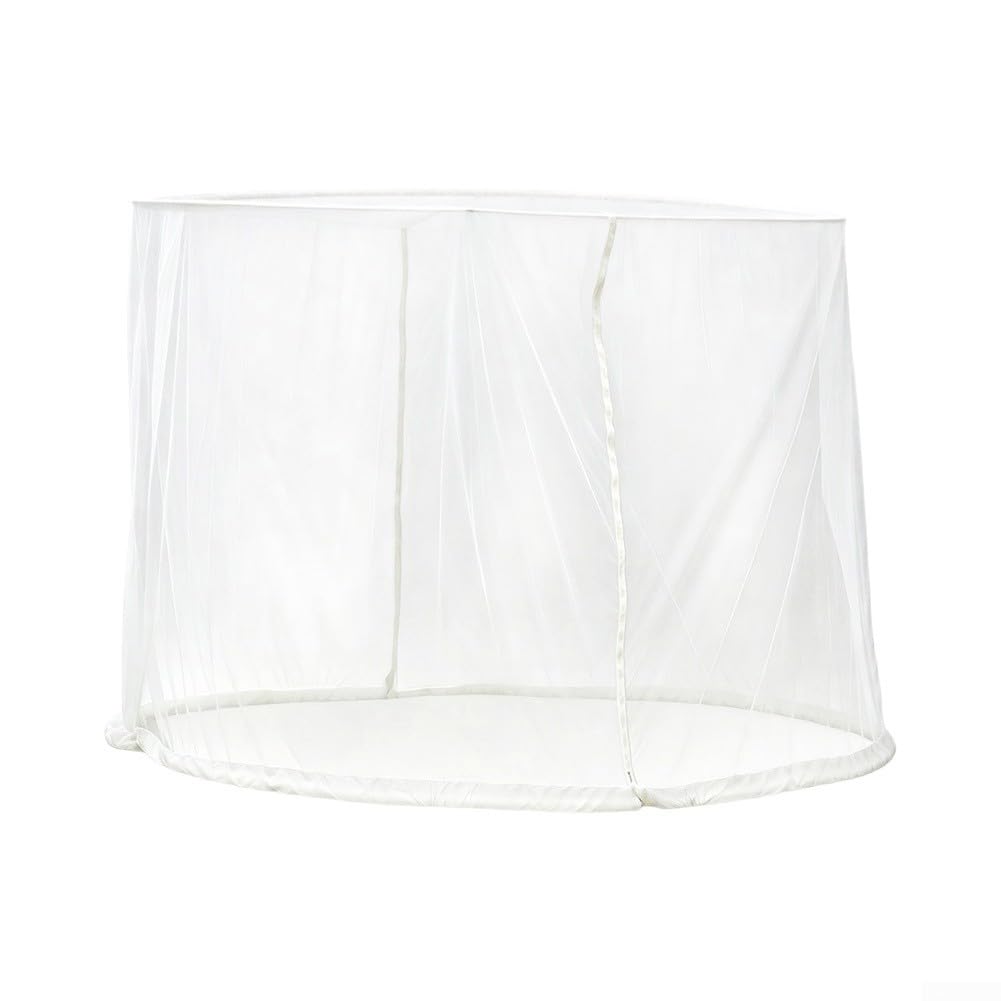 Patio Schirmnetz 300cm Winddicht Insektenschutz(White)
